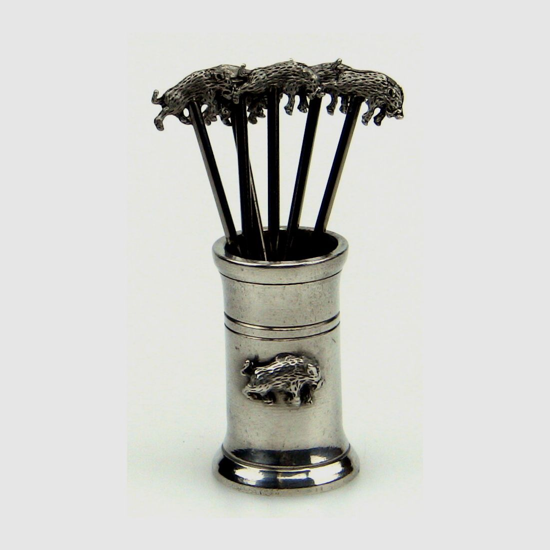 Lovergreen Accessoires Motiv Tpfchen aus Zinn mit Gbelchen