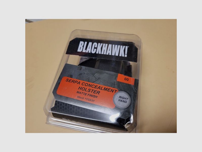 Blackhawk CQC Holster schwarz GLOCK 17/22/31 RH