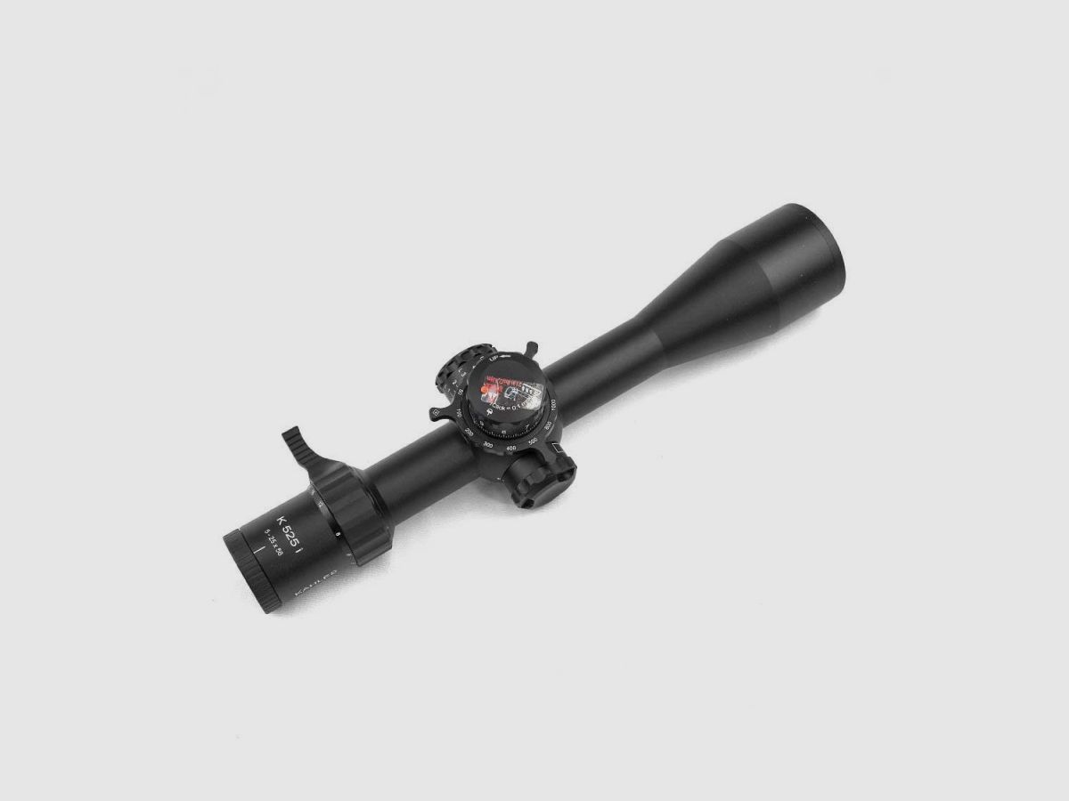 KAHLES K525i 5-25x56i DLR Competition Rifle Scope, Windage: right, Reticle: SKMR4 CCW, image 1 of 3