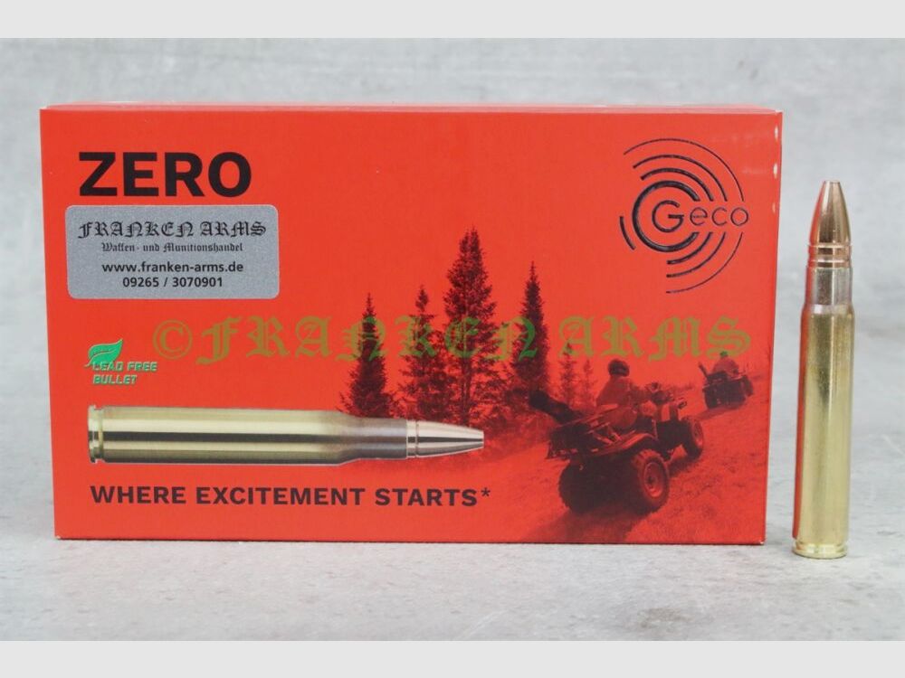 GECO Zero 9,3x62 184gr. 11,9g 20 pezzi prezzi a scalare