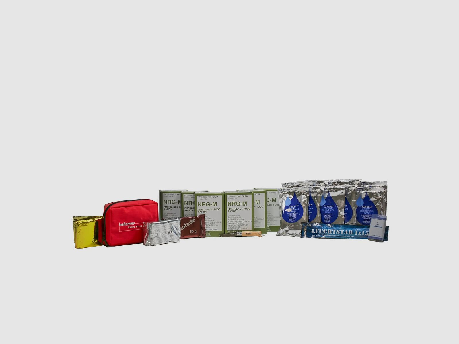 ASMC Contenuto Zaino di Fuga Piccolo - 3 Giorni