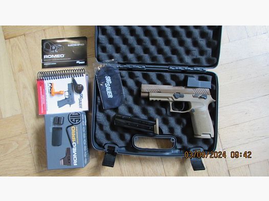 Sig Sauer P320 M17 Coyote mit Romeo 1 PRO 6MOA