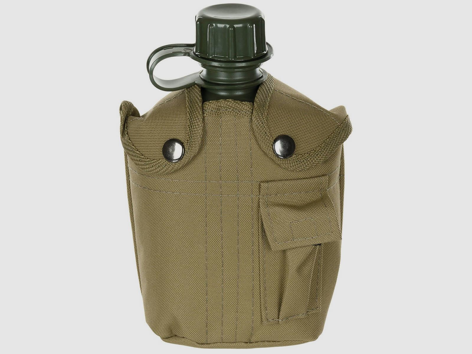 US Feldflasche mit Hülle, 1l - Coyote Tan