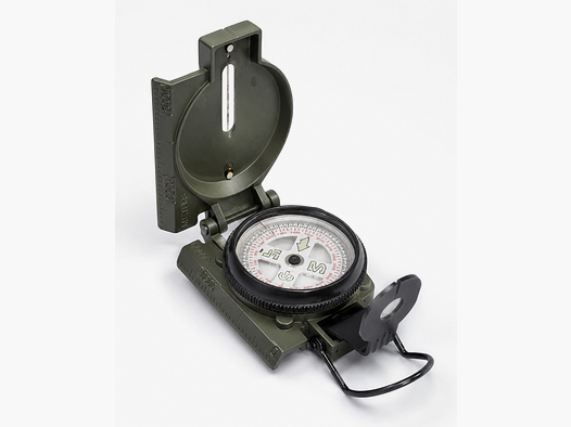 Boussole US MET.-Boîtier Olive Ranger #15792000 | rempli de liquide