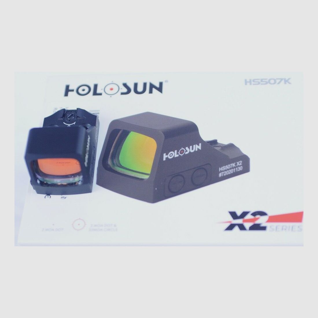 Holosun Holosun HS507K-X2 Rotpunktvisier mit Kreispunkt