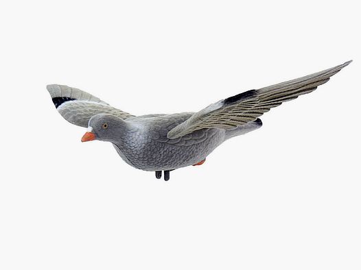 Eurohunt Beflockte Taube mit Flügeln