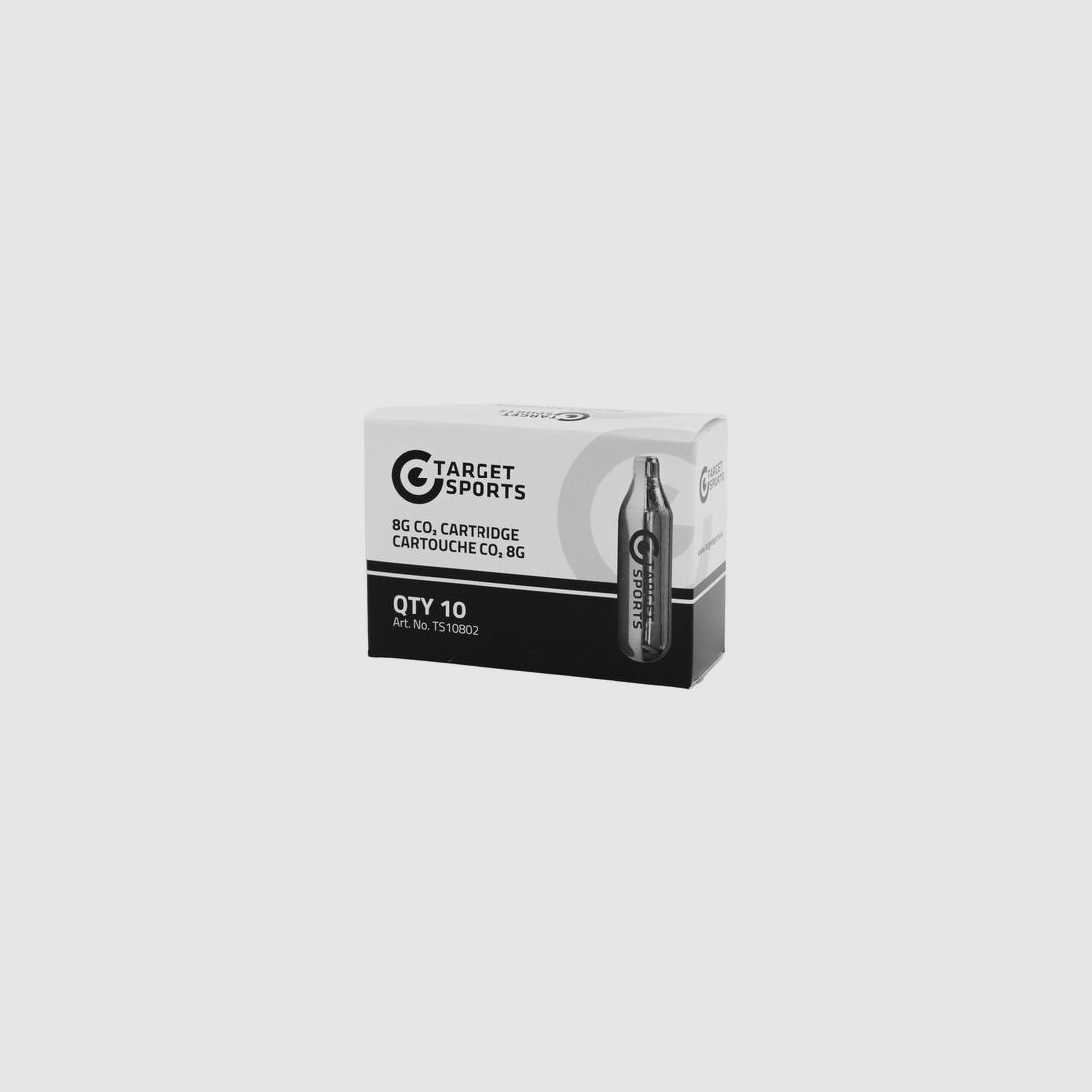 Target Sports cápsulas de CO₂ de 8 g | paquete de 10, imagen 1 de 3