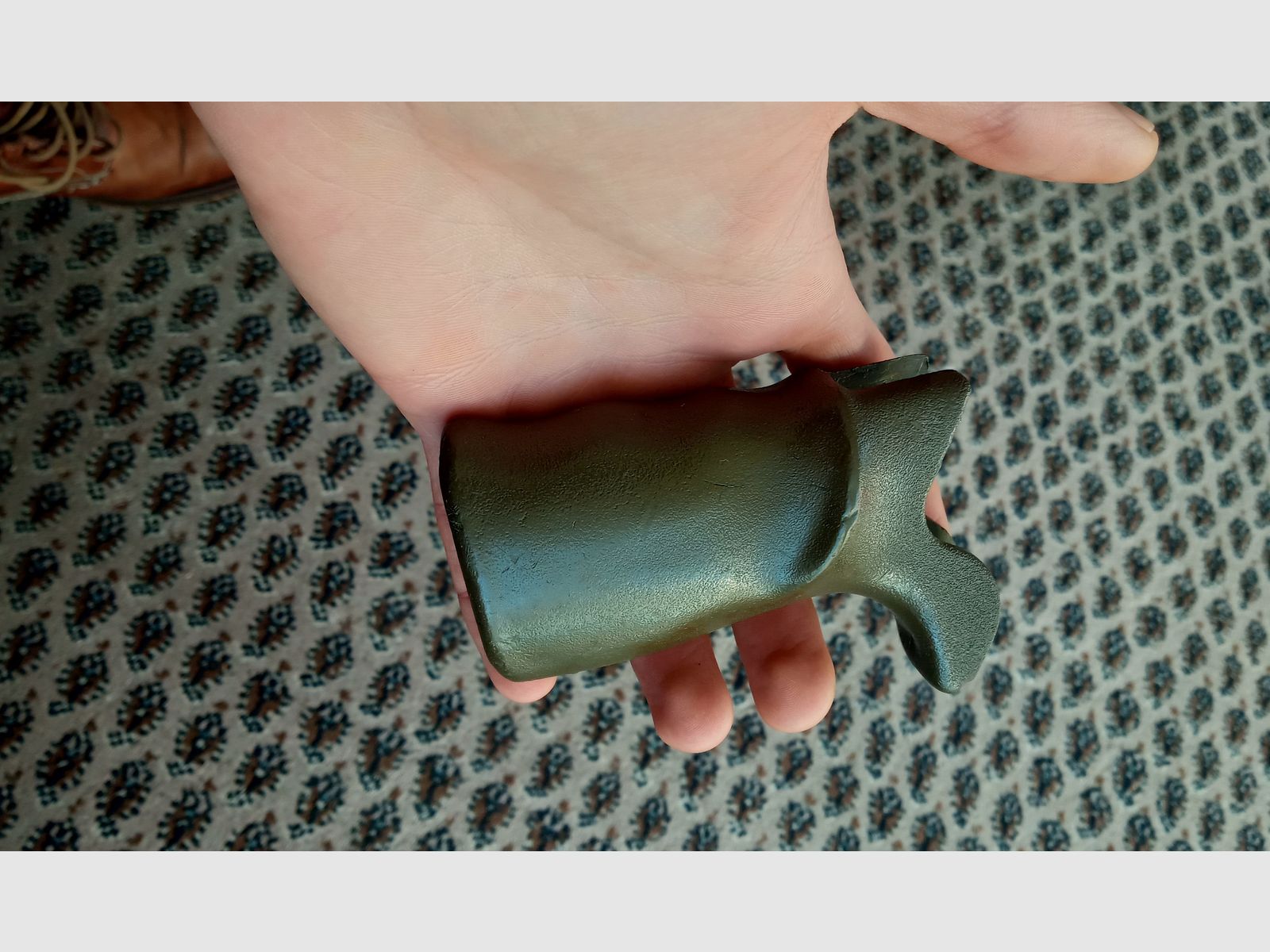 G3 Pistolengriff tiefes speckiges Oliv-Grün / stilistisch perfekt für Holz Handschutz // Polymer Griff