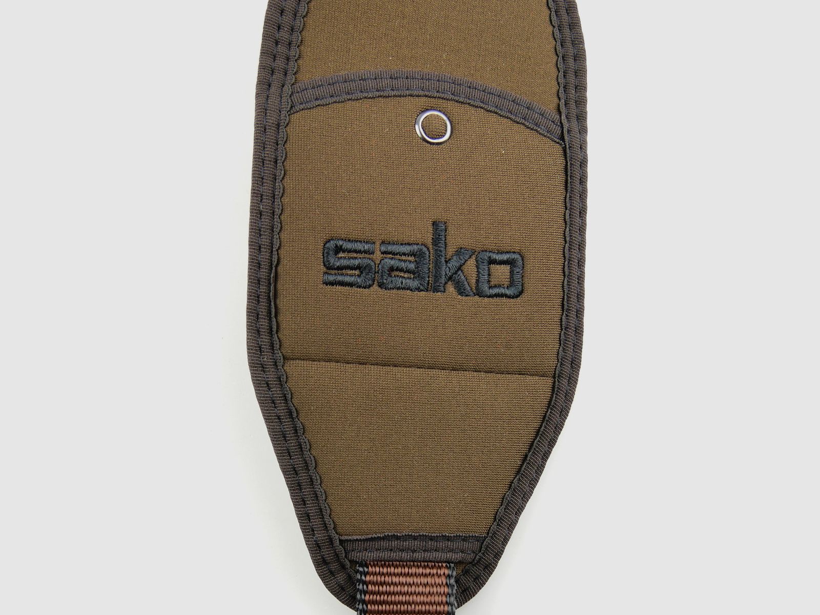 Niggeloh 134600500 Gewehrgurt SAKO Neopren Braun mit Einstecktasche