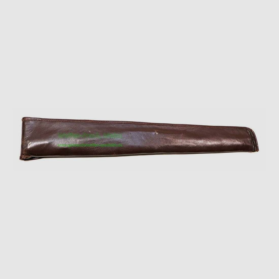 English, manufacturer unknown leather case for interchangeable barrel