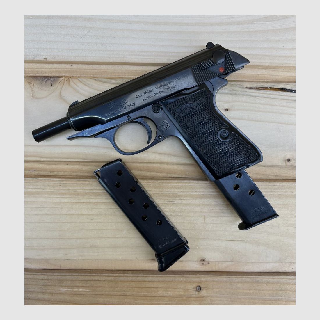 Carl Walther Modell PP Kal.: 7,65 Browning --> sehr guter Zustand 7,65mmBrowning
