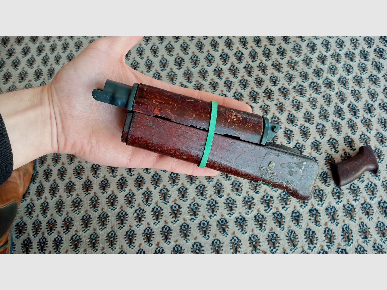 Original VZ.58 "Beaver Barf" Bakelit impugnatura e manico / adatto anche per CSA Sporter / Set #2