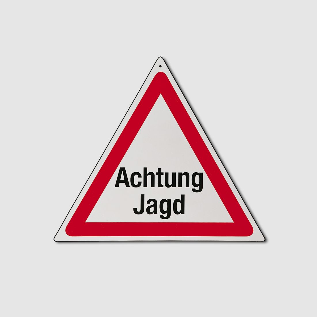 Waarschuwingsdriehoek "Let op Jacht