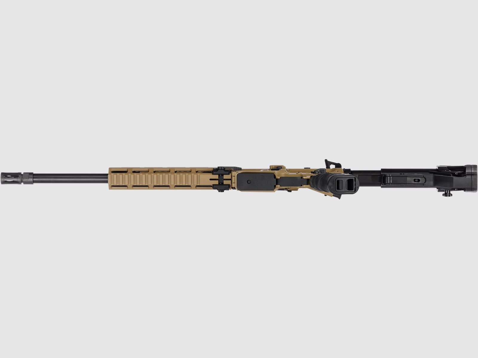 Haenel CR 223 M-LOK Handschutz Lauflänge 368 mm | Matchabzug | Handschutz kurz | Sandfarben | nicht sportlich zugelassen, Kal. .223 Rem.