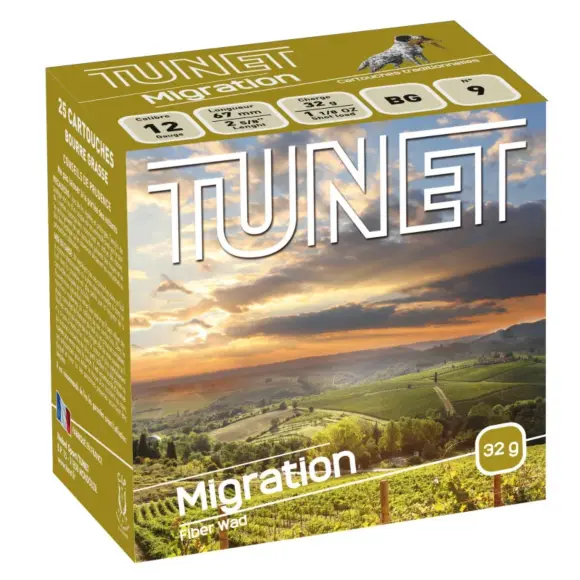 Patronen Tunet Migration Kaliber 12/67