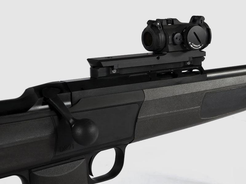 DRÜCKJAGD-SET Aimpoint MICRO H2 + DENTLER-Basis Schwarz/Grau