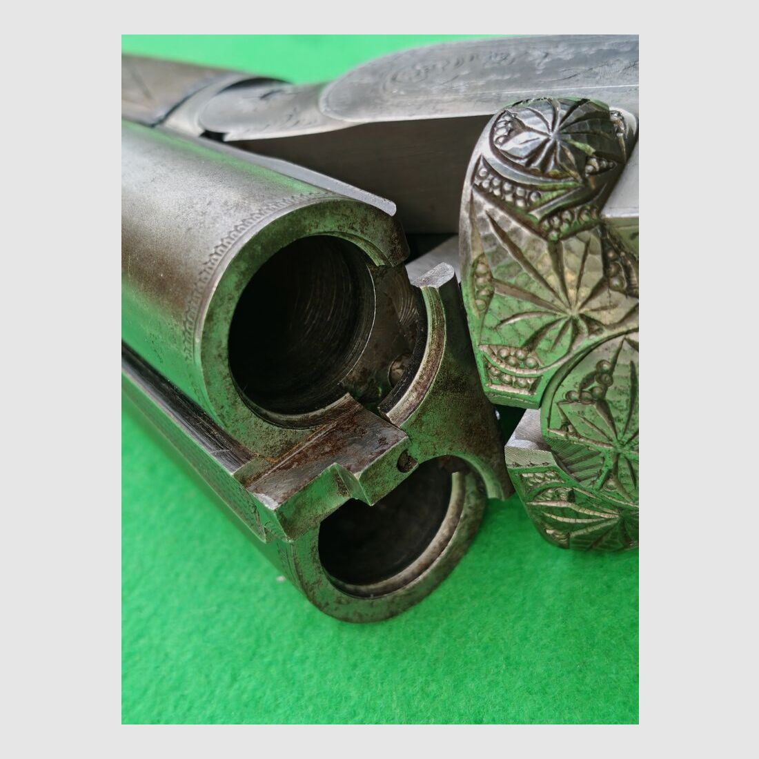 Inconnu fusil de chasse double 16/70