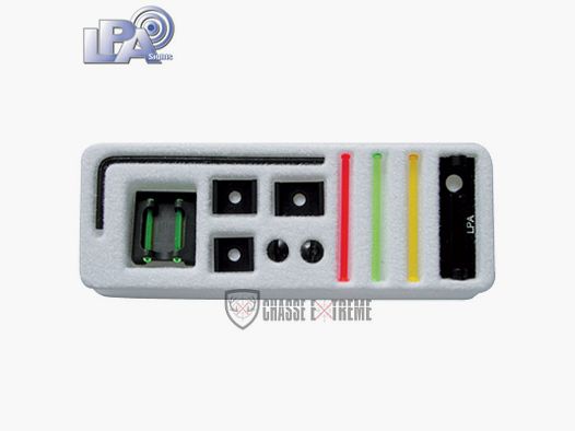 Set di Mira LPA con Fibra Ottica da Avvitare per Fucile Slug