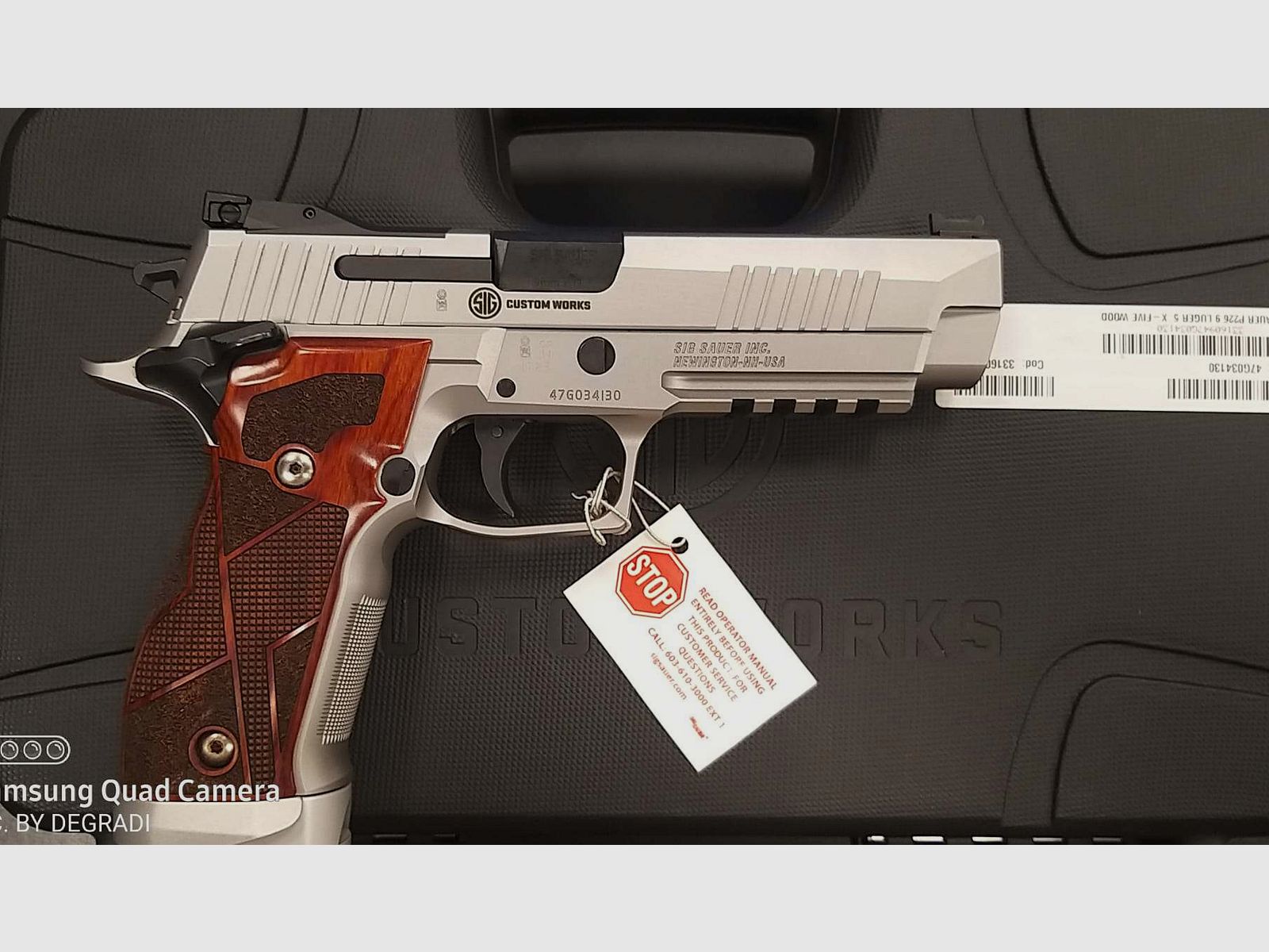 SIG SAUER P226 X-FIVE 5” WOOD Kal. 9×19, Bild 2 von 4