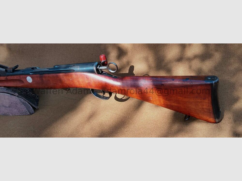 W+F, Fábrica de Armas Federal de Berna 1889 Rifle de cerrojo Schmidt Rubin