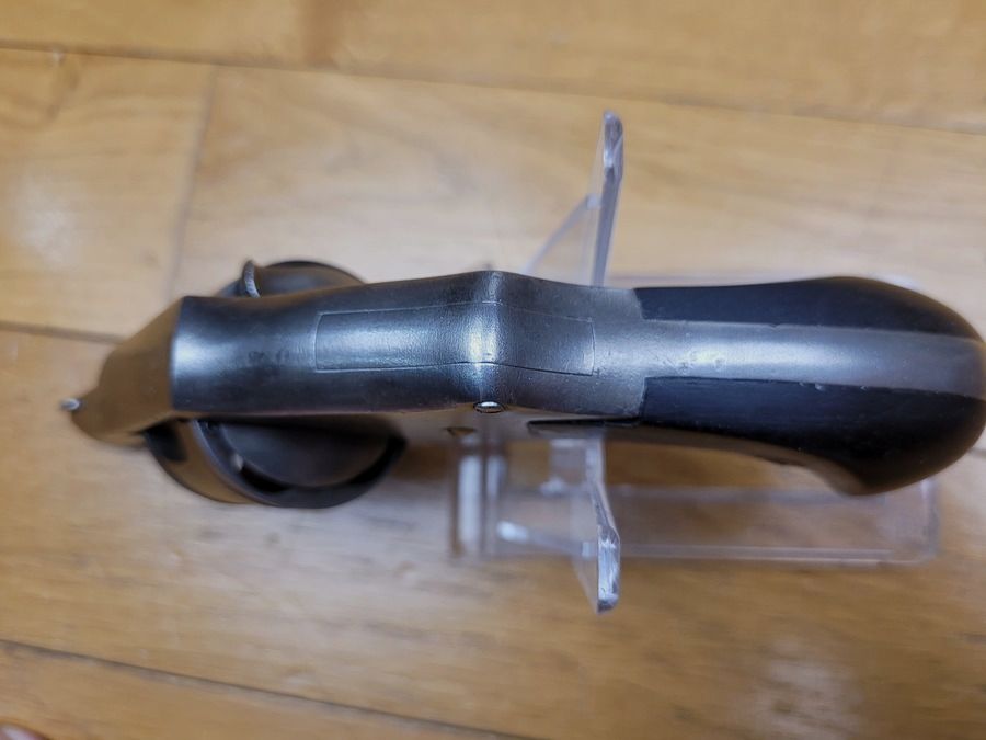 Seltener Bulldog-Revolver mit 5 Schüssen – seltenes Kaliber .450 – hammerless – schöne Mechanik – späte liegische Fertigung – sehr guter Zustand, Bild 7 von 14