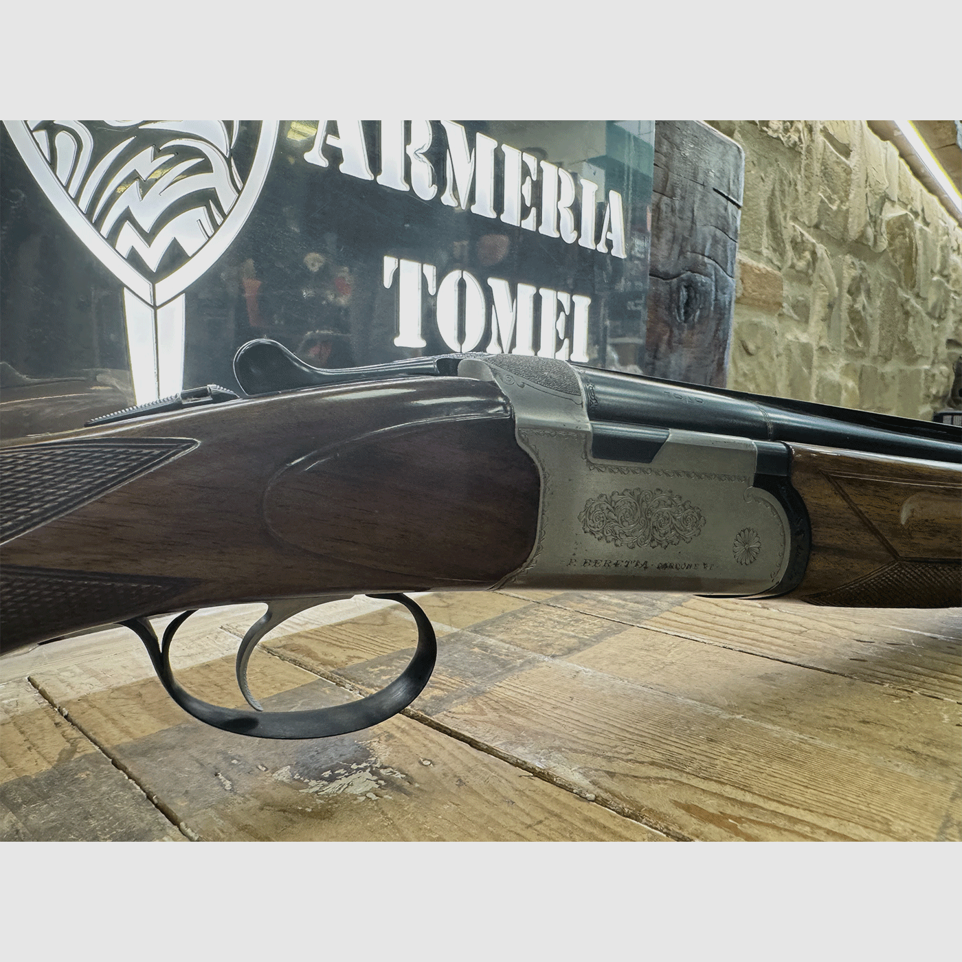 USATO – FUCILE SOVRAPPOSTO TRAP – BERETTA MOD. S 58 S cal. 12, immagine 2 di 9