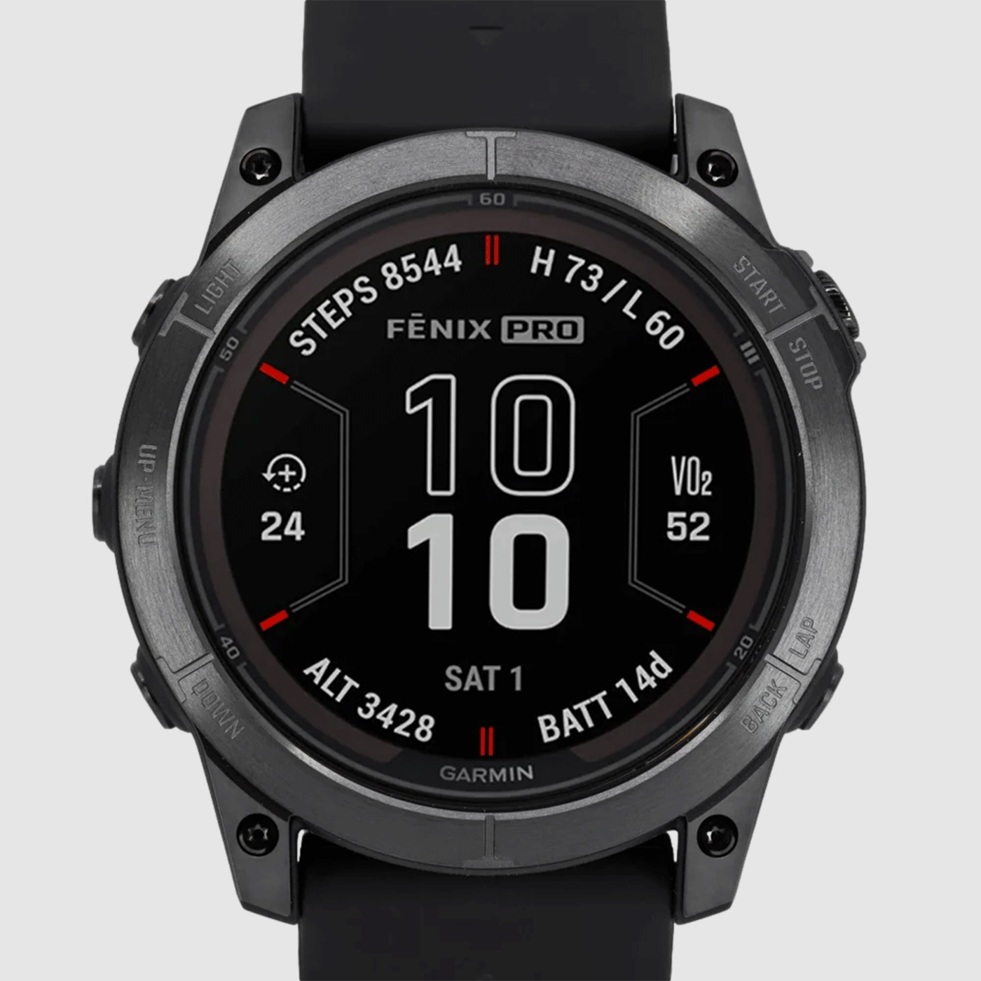 WATCH – GARMIN – FĒNIX® 7X PRO – Sapphire Solar Carbon, image 2 of 5