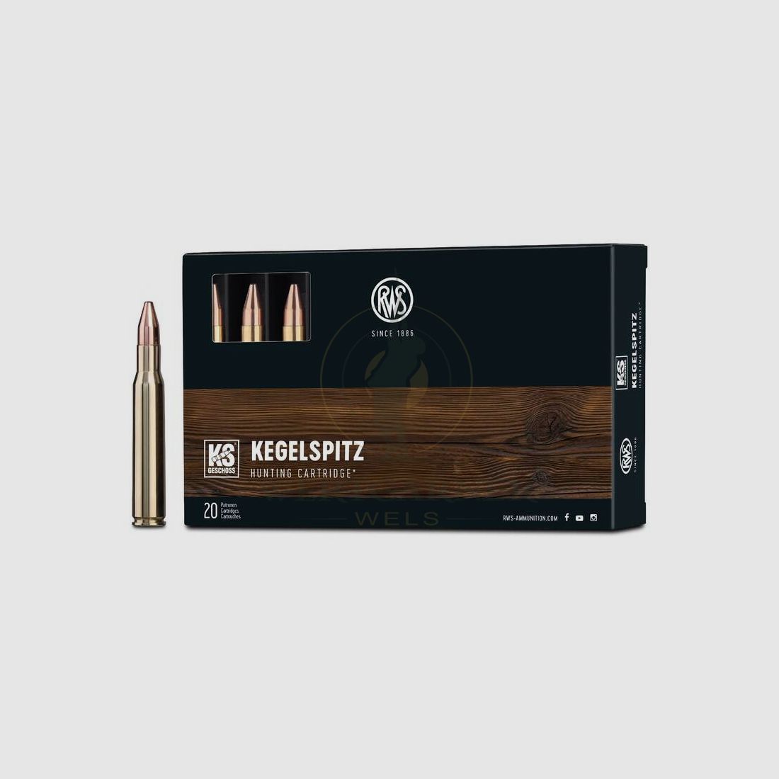 RWS .30-06 KS 10,7g/165gr, image 1 sur 2