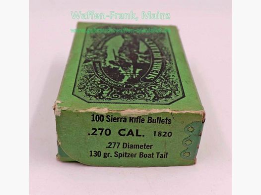 Sierra Bullets, Santa Fe Büchsengeschosse .270 (.277)