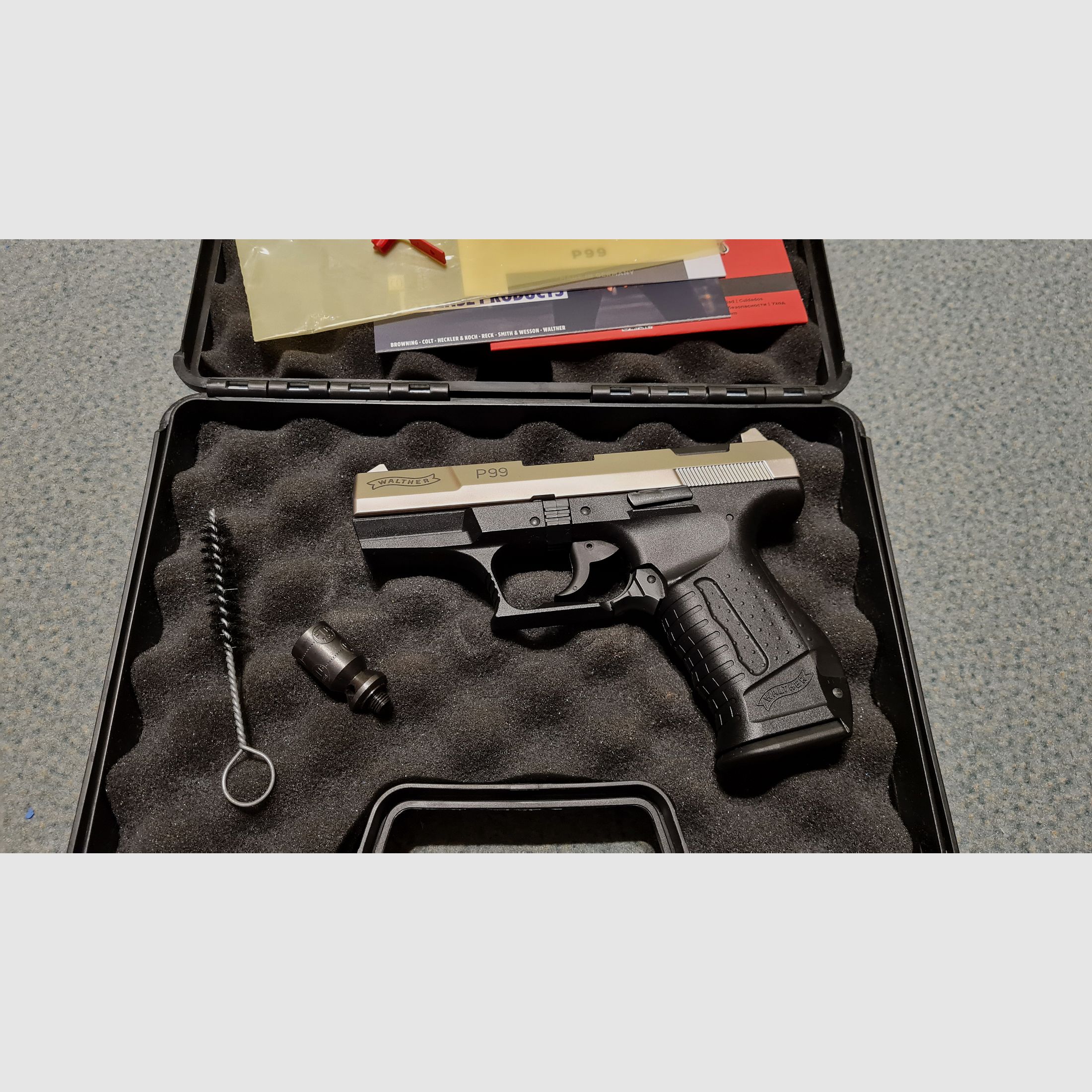 P99 Nickel, 9mm PAK