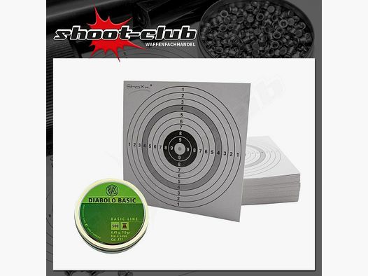RWS BASIC LINE Diabolos calibre 4,5mm, 500 pièces + 50