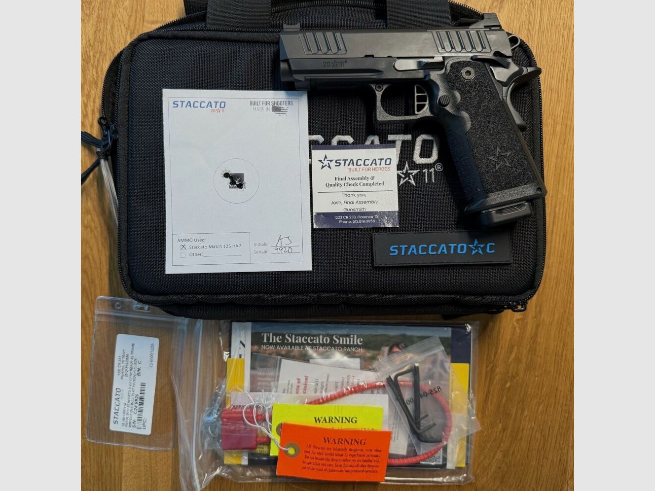 Staccato Model C - gerader Abzug - Trijicon RMR HD