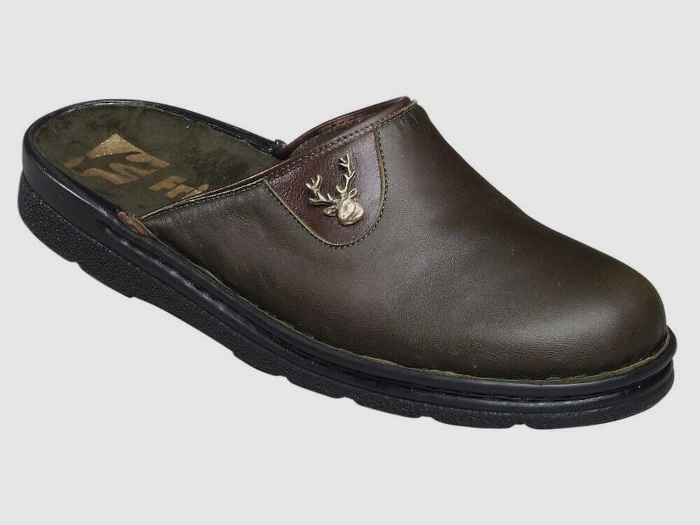 Lederhausschuhe Hirsch