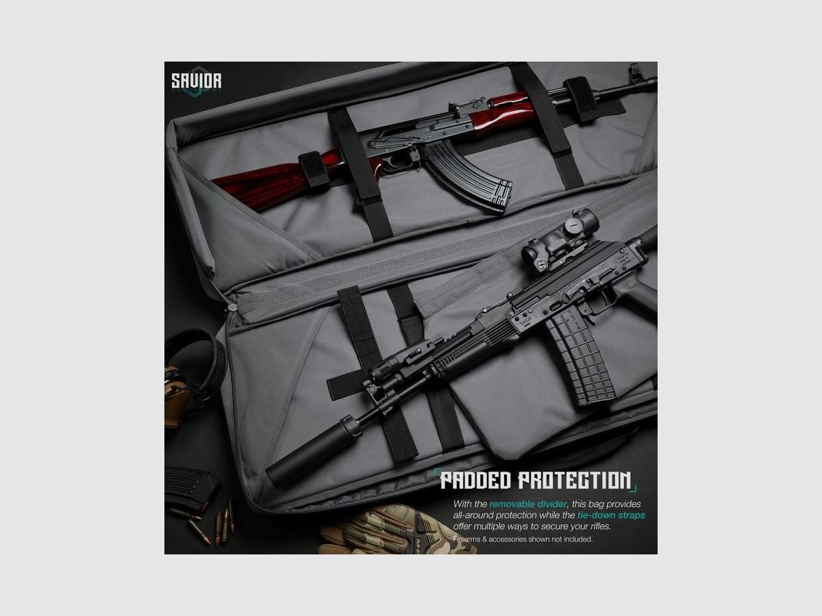 Savior Specialist 42′ Borsa per Fucile Doppio Grigia, immagine 2 di 4