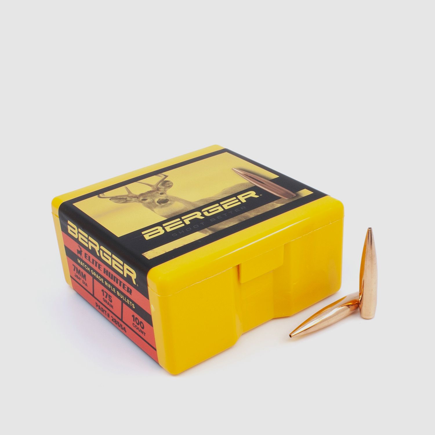 Berger Bullet 7mm/.284 Elite Hunter 175GR 100 Pieces