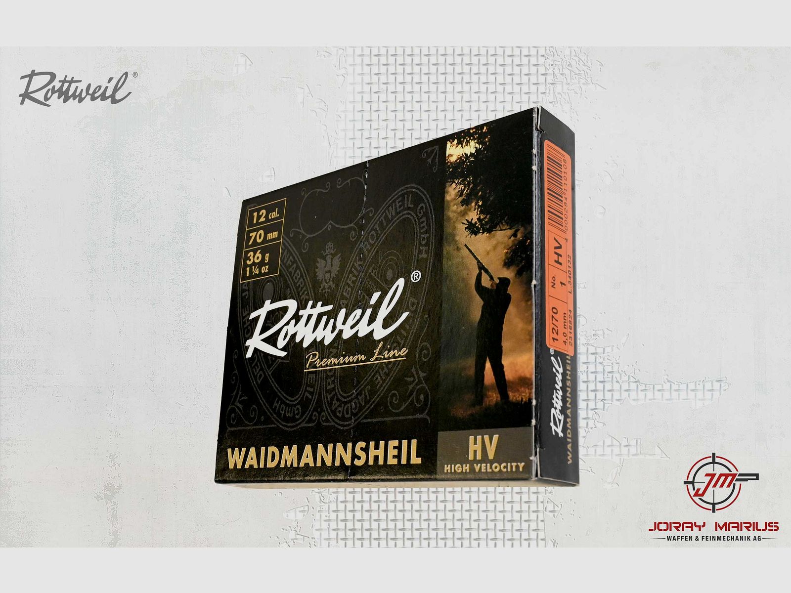 12/70 Rottweil Waidmannsheil HV 36g Nr.1 (4.0 mm)