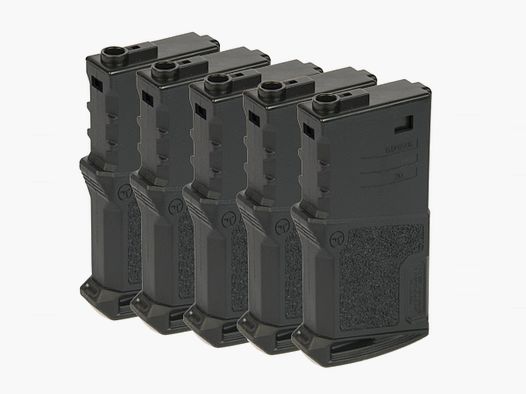 Ares Amoeba Mid Cap M4 | M16 Magazine 5er 120 Schoten - Airsoft AEG/S-AEG