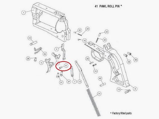 Sperrklinke Nr.41 BFR