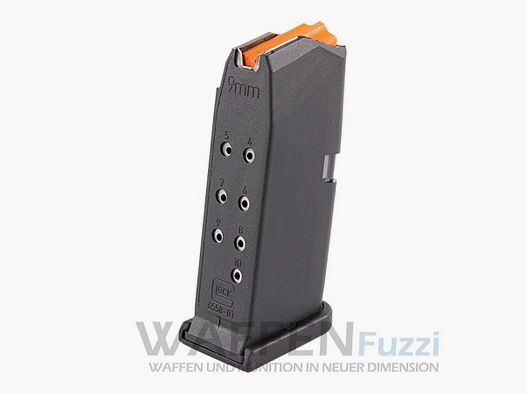 Glock 26 Gen5 magazine caliber 9mm Luger 10 rounds