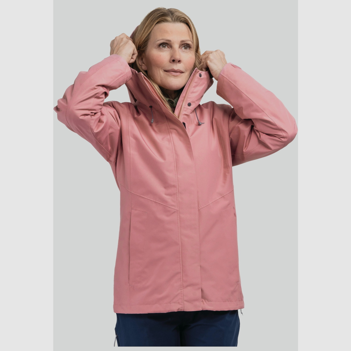 SCHÖFFEL Chaqueta de senderismo 3 en 1 Estilo Okere WMS Rosa