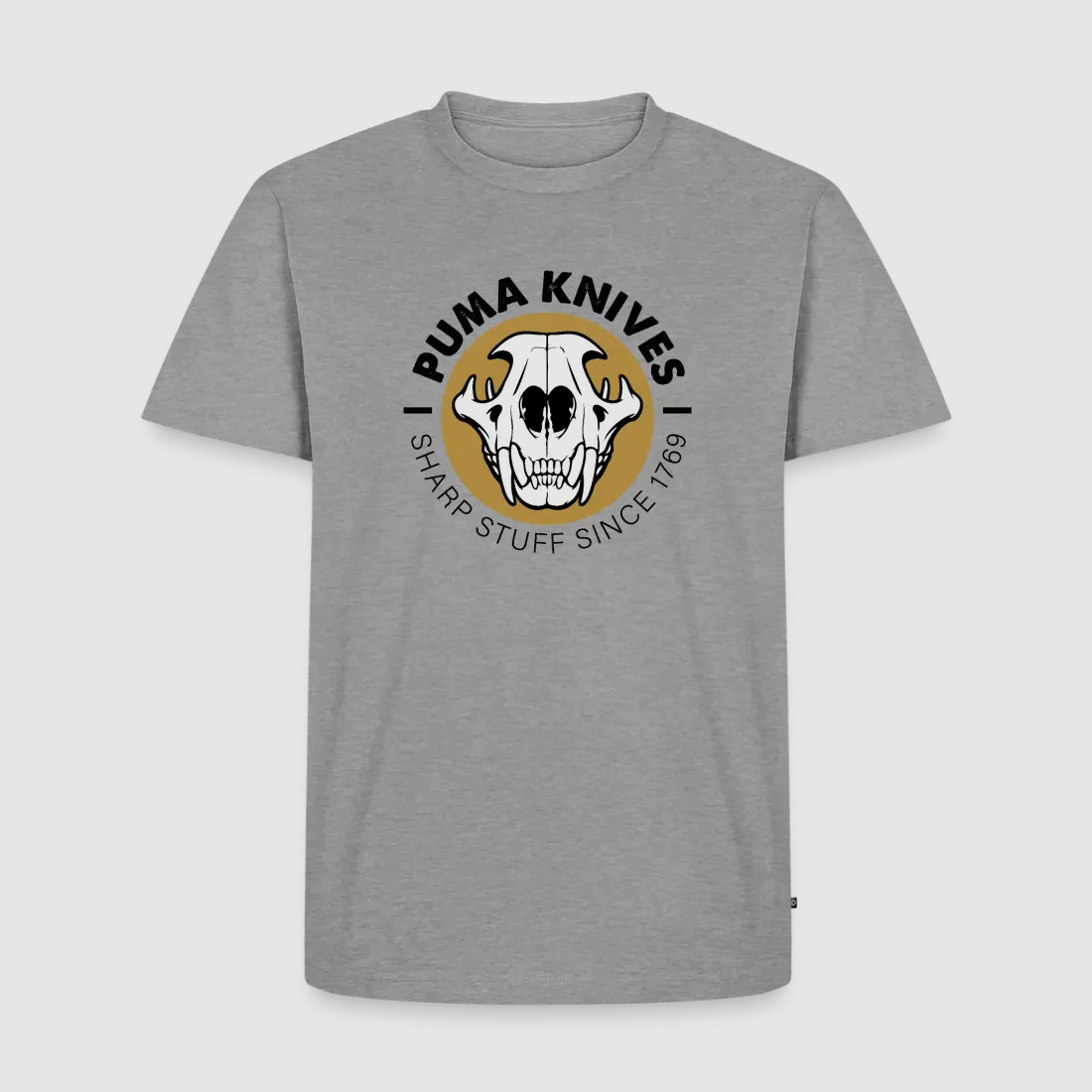 PUMA Men’s Premium T-Shirt "Skull Frontal Sharp Stuff"