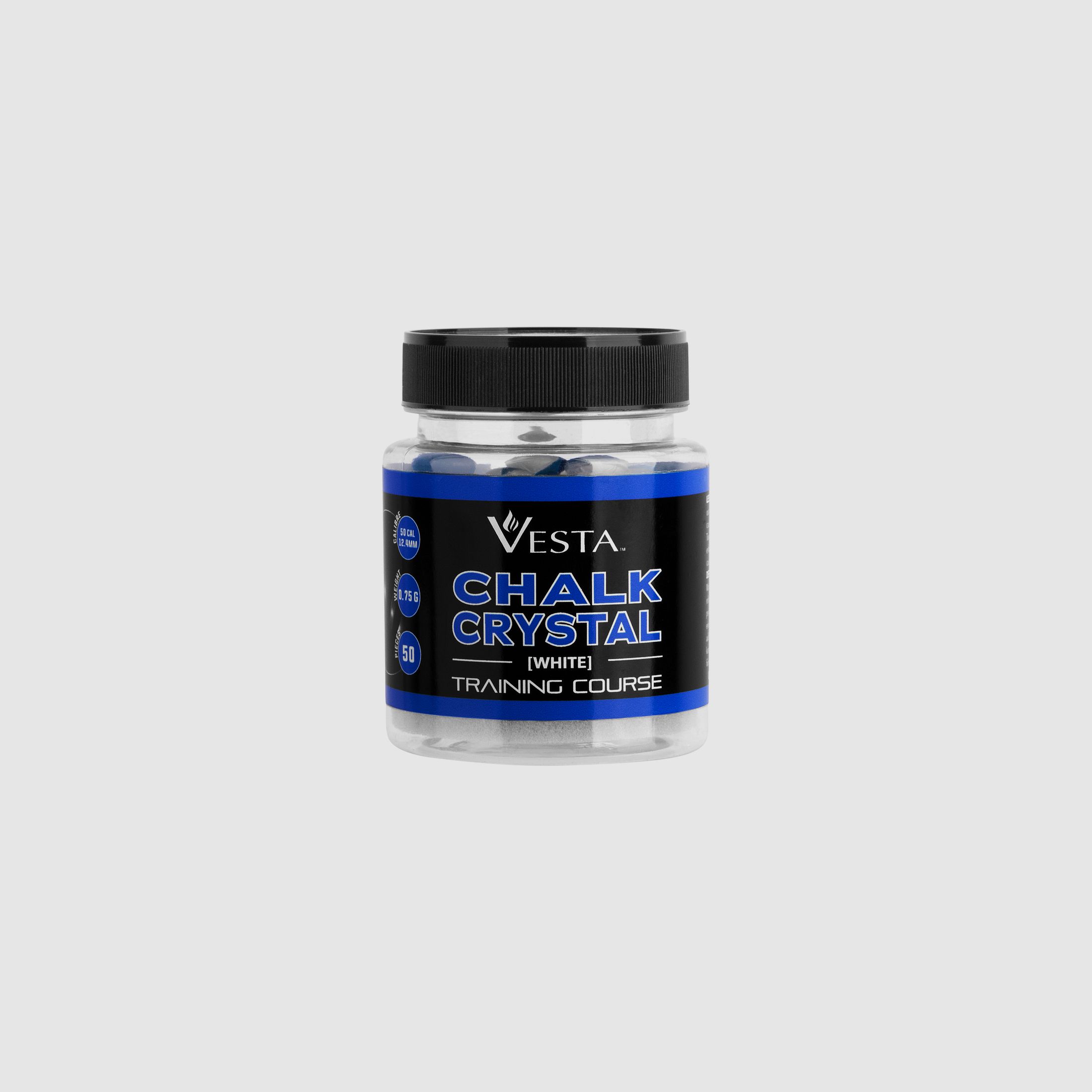 VESTA Chalk Crystal .50 palline di gesso trasparenti 0,75g 50 pezzi