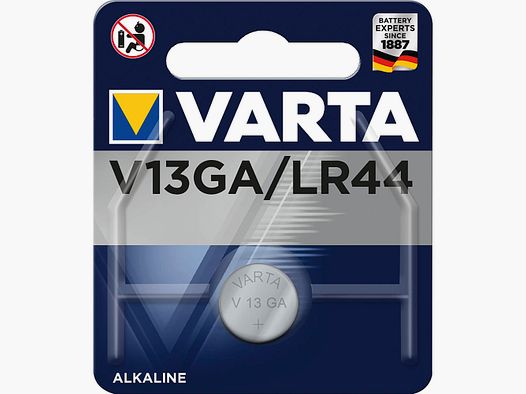 VARTA V13GA Knopfzelle 1,5V 1 Stk/Pkg