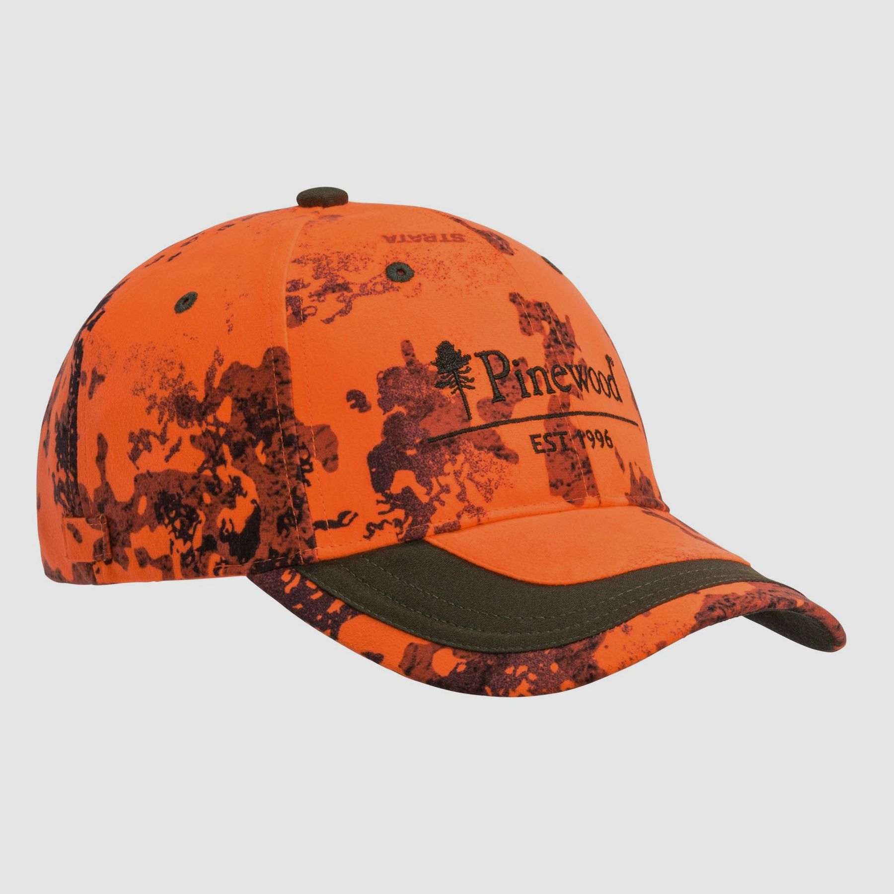 Pinewood Cap Kids Strata Blaze Moss Green