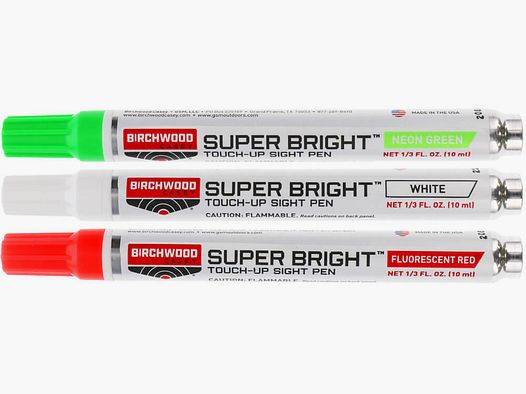 Birchwood Casey Rotulador Birchwood Sight Touch-Up Kit mit super hellem Stift