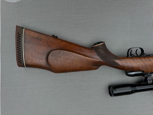 Mauser Model 2000 Cal. .375 H&H Magnum with Zeiss Diavari 2.5–10x50 and Suhler hook mount