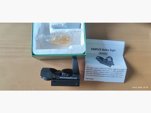 Red Dot 22 mm picannty Schiene 