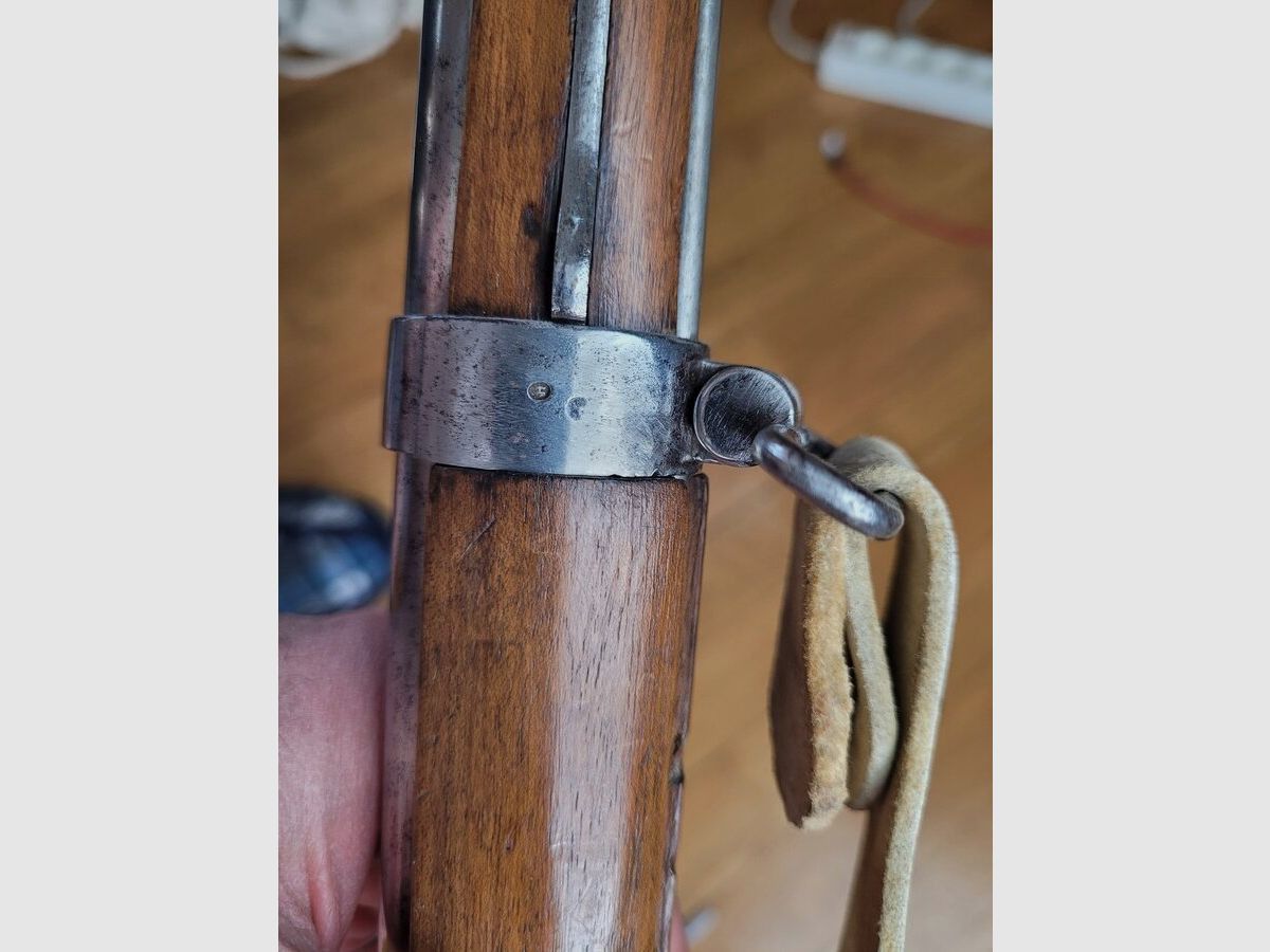 Zeer mooi geweer model 1842 T (niet Tbis) – Nationale Fabriek van Tulle 1850 – bajonet – riem – Uitstekende staat, afbeelding 26 van 32