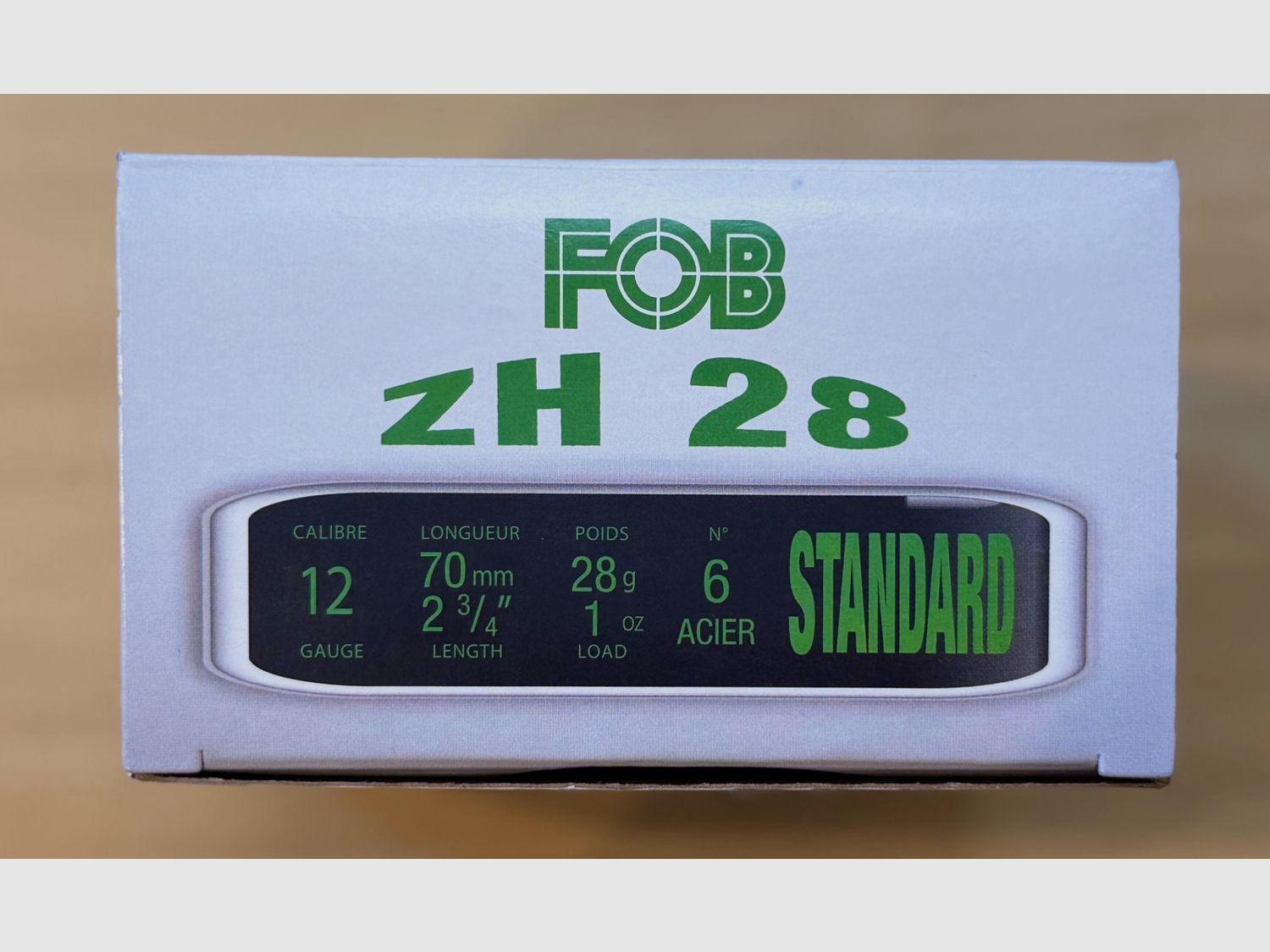 FOB ZH 28- 12/70 - 28g - No. 6 (2.75mm) - Steel