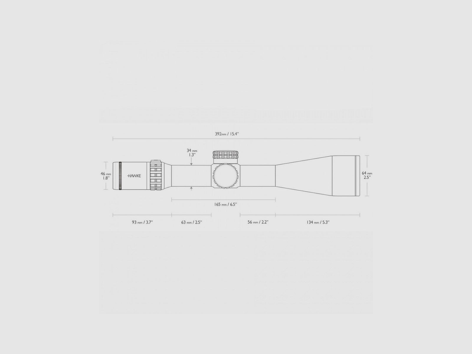 HAWKE OPTIK FRONTIER 34 FFP SF IR 5-30X56 MIL, Bild 3 von 5